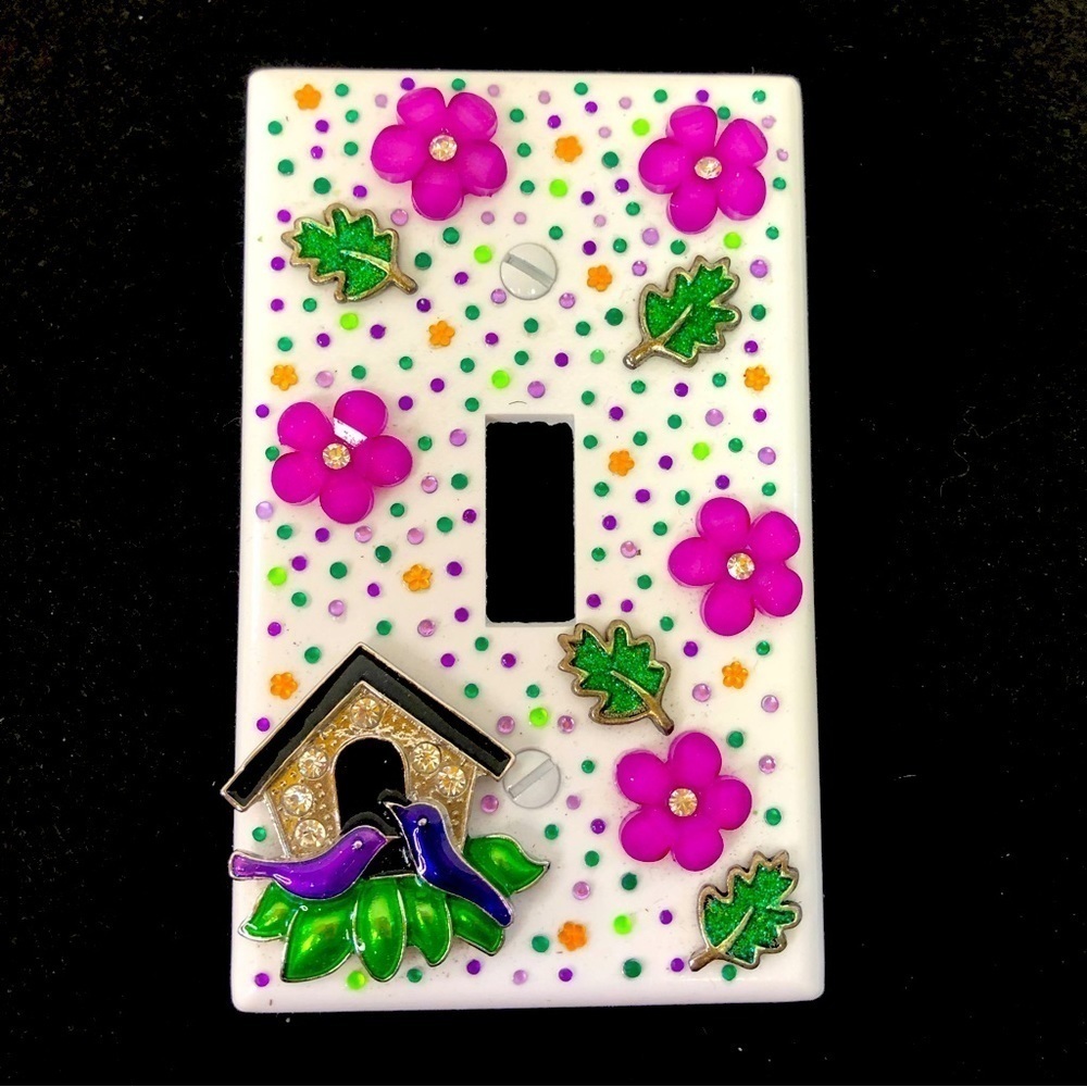 💕2/$25💕 Birdhouse Light Switch Plate Cover Handcrafted